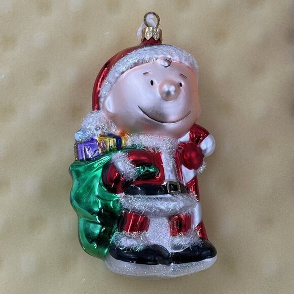 Peanuts 50th Anniv Ltd Ed Ornament Polonaise Kurt Adler Snoopy Charlie Brown - Picture 16 of 16